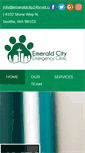 Mobile Screenshot of emeraldcity24hrvet.com
